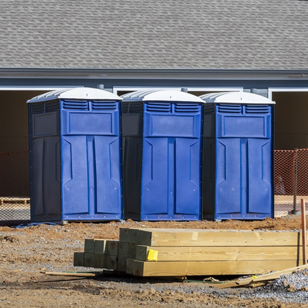 are there any restrictions on where i can place the portable toilets during my rental period in Elmore AL